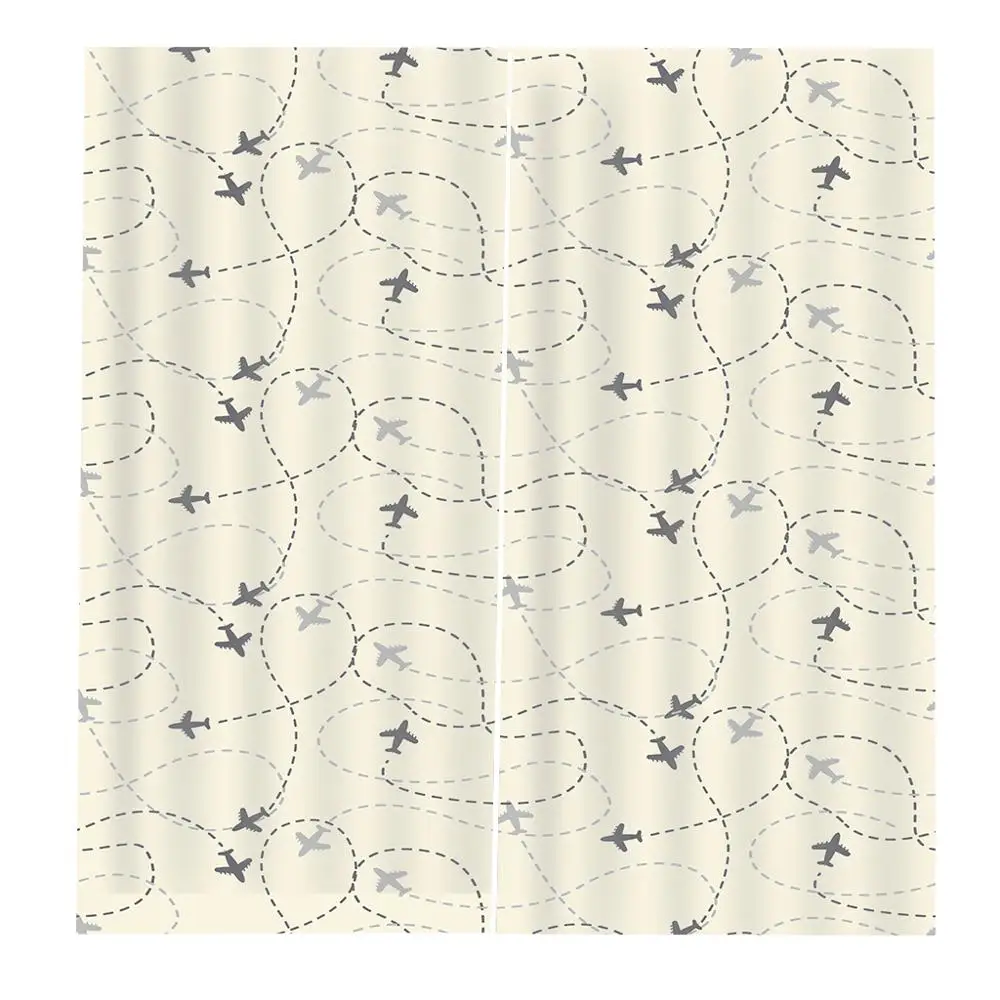 Портьеры Роскошные затемненные 3D оконные шторы для гостиной спальни простые