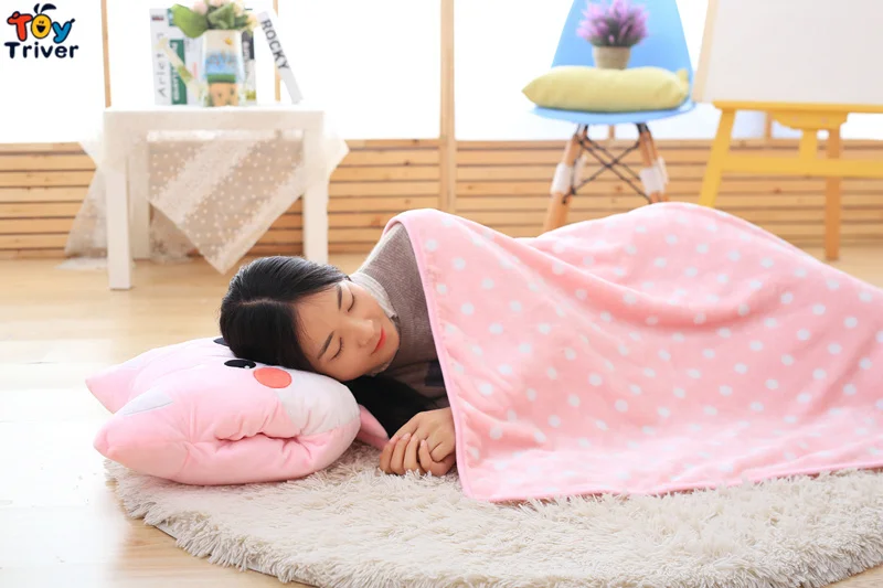 Плюшевое переносное одеяло для собаки Шиба-ину, подушка, ручная теплая игрушка, кукла, для малышей, для душа, для автомобиля, для путешествий, ковер для офиса, для сна, подарок на день рождения