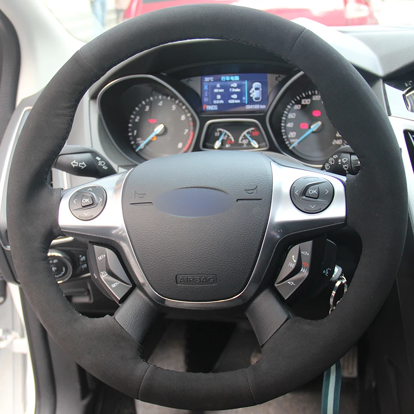 Черная замша для Ford Focus 3 2012-2014 KUGA Escape 2013-2016 | Автомобили и мотоциклы