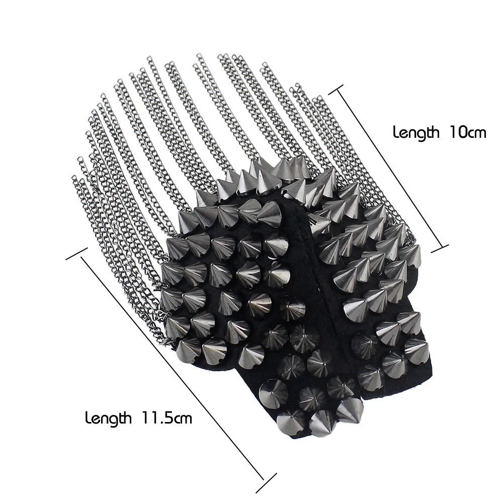 1 шт. Мода элемент всплеск в стиле панк Ленточки брошь/плеча совета ювелирные