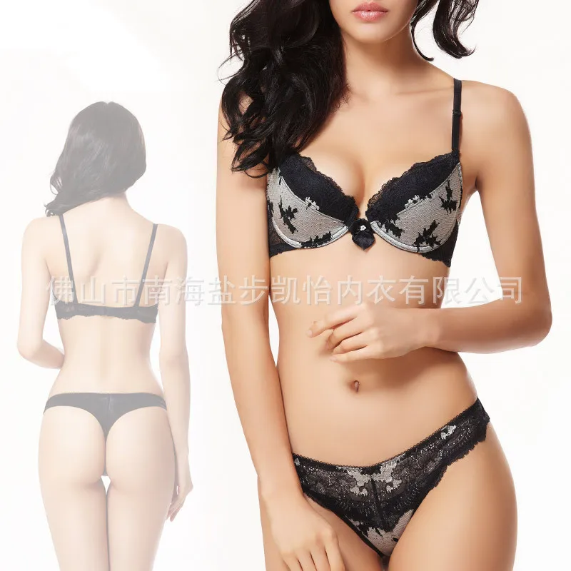 Новые прибытия Для женщин комплект бюстгальтер и трусы Нижнее белье Женская