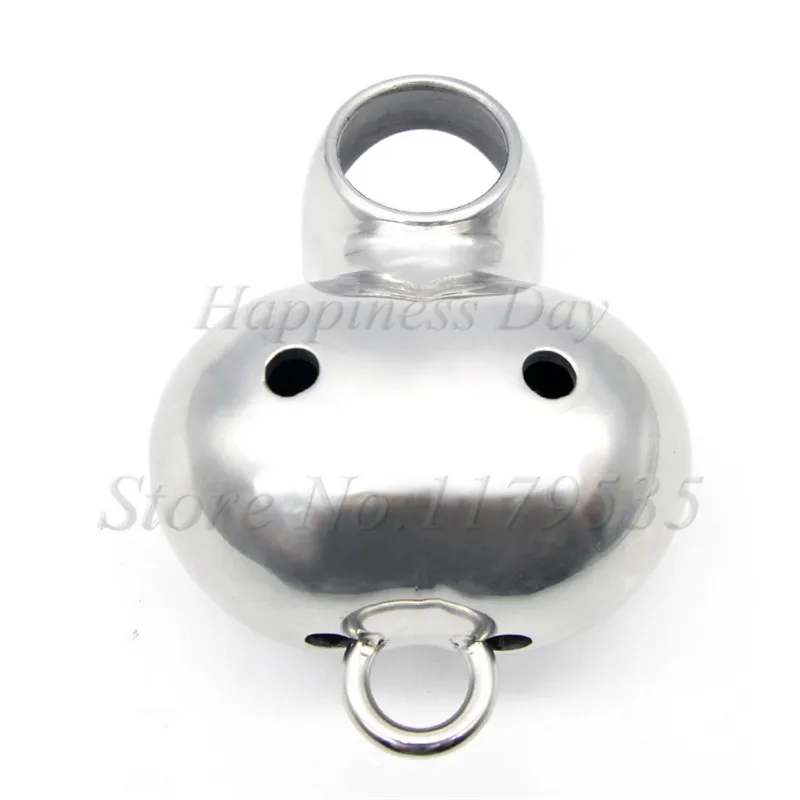 Мужской носилки из нержавеющей стали металлическая клетка для мошонки кольцо
