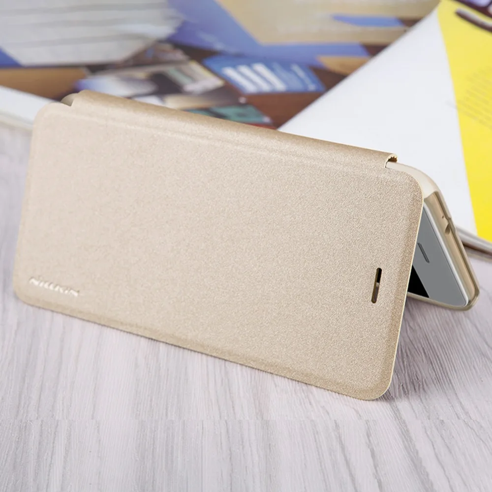 Для Huawei P9 lite mini чехол с откидной крышкой серия Nillkin sparkle PU кожаный для huawei p9 mini/Y6 pro