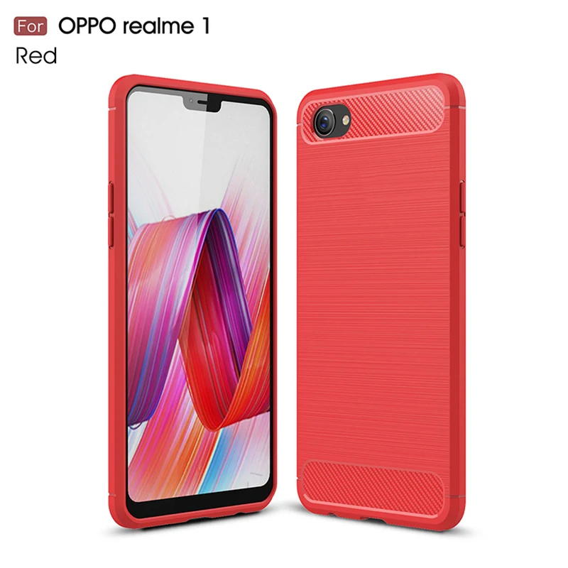 1 шт. Роскошные Чехлы для мобильных телефонов OPPO Realme1 силиконовый защитный