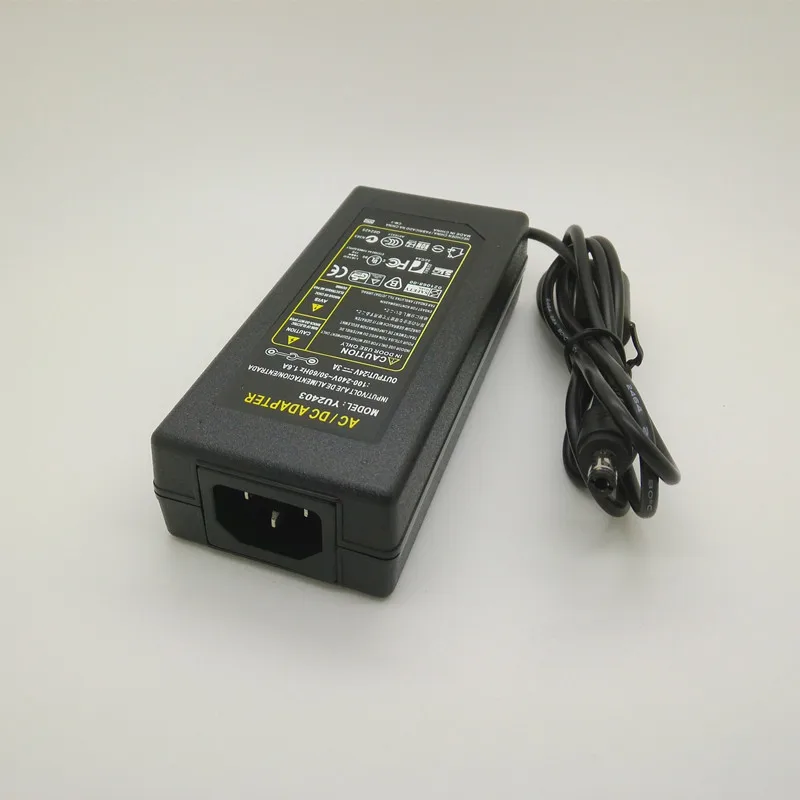1 шт. адекватные Мощность AC 100 В 240 24V3A адаптер конвертер DC 24 3A 3000mA питание 5 мм x 2