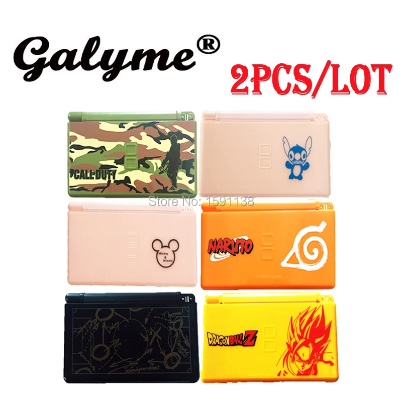 2 шт./лот Новый ограниченный мультяшный дизайн подходит для DS Lite пластиковый
