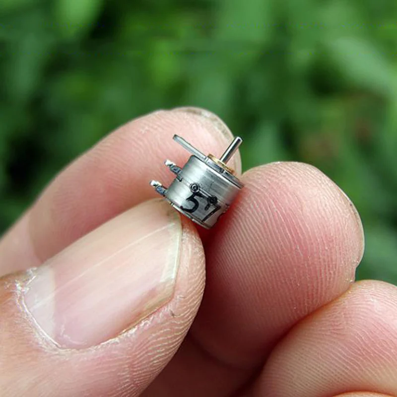 Nidec DC 3V 2 Фаза 4 провода 6 мм диаметр мини шаговый двигатель прецизионный микро DIY