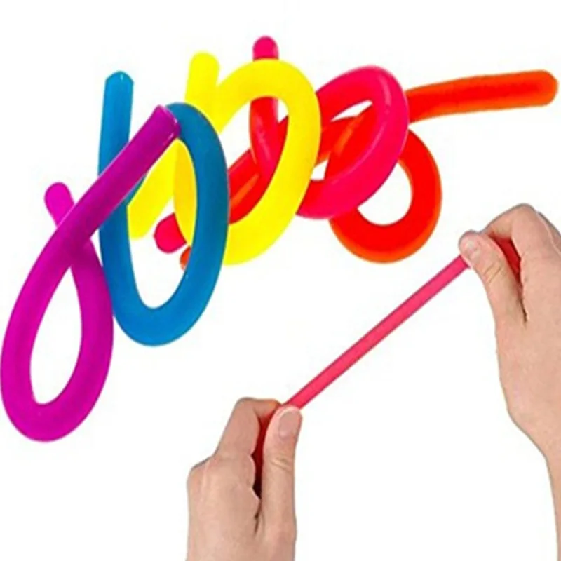 1 шт. антистресс TPR лапша веревка экологическая декомпрессия для взрослых