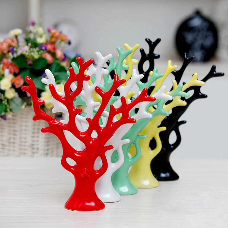 decoration art gift craft Fashion wedding furnishings home ceramic crafts poppy flower | Дом и сад