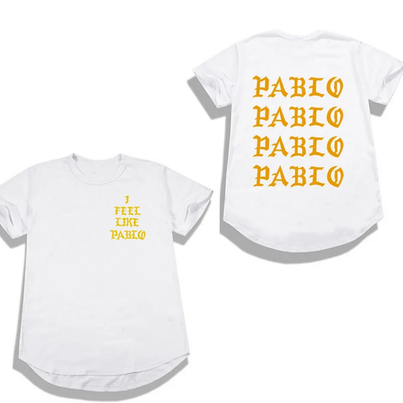 Футболка Kanye West The I Life Of Pablo Kanye, мужская летняя брендовая одежда, футболка I Feel like Paul Kanye, футболка Homme