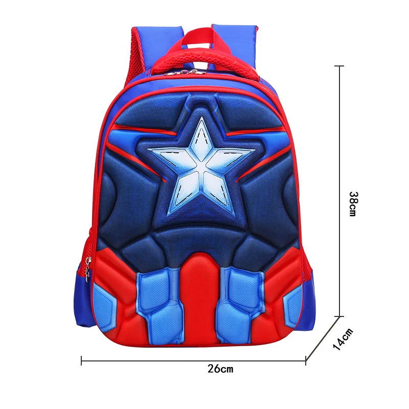 Captain America MVK Мстители 4 Капитан Америка ученики начальной школы школьные сумки мальчиков рюкзаки для подростков детская сумка Mochila - Цвет: Captain America