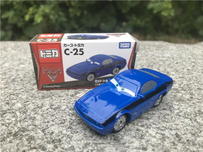 Такара Tomy Tomica disney Pixar тачки Sheriff/King/Flo/Sally/Chick Hicks/Mater/Doc Hudson металлическая литая игрушечная машинка Новинка - Цвет: C25