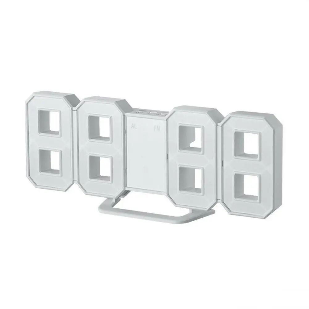 8 формы USB цифровые настольные часы настенные LED дисплей креативные 24 &amp 12-часовой