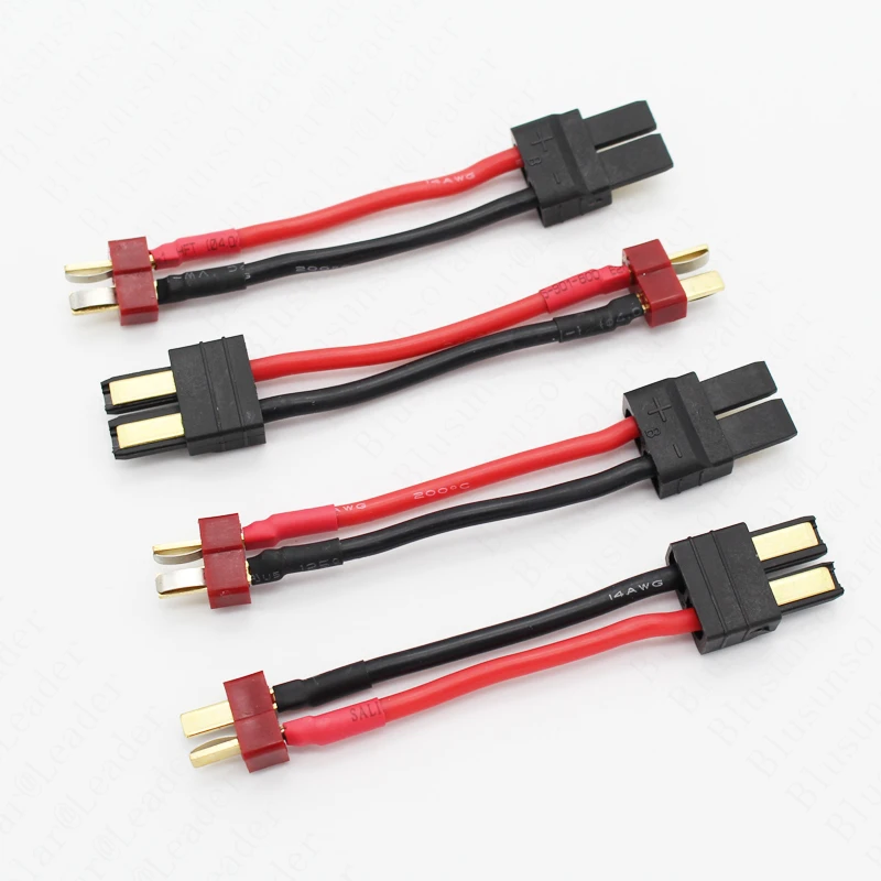 Оптовая продажа RC коннектор 60 мм 14AWG TRX штекер к т образному штекеру|connector