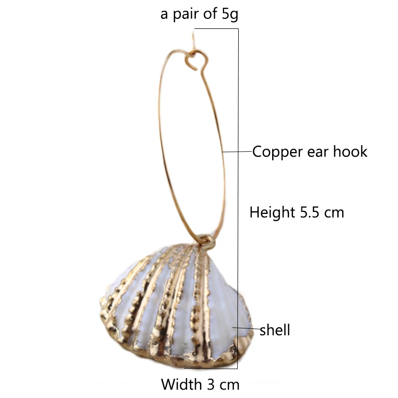 NeeFuWoFu серьги кольца ушное кольцо ракушки для женщин пивной чехол металлические