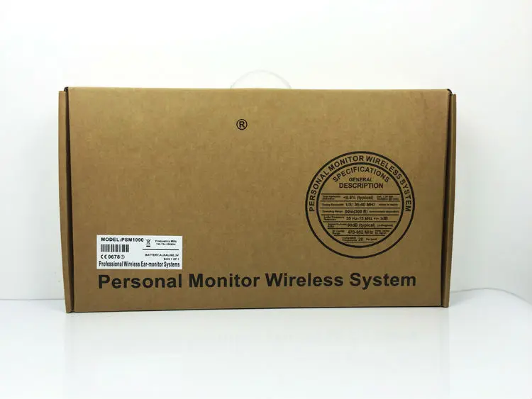 Высокое качество! В ухо монитор система 2 канала бодипак профессиональный