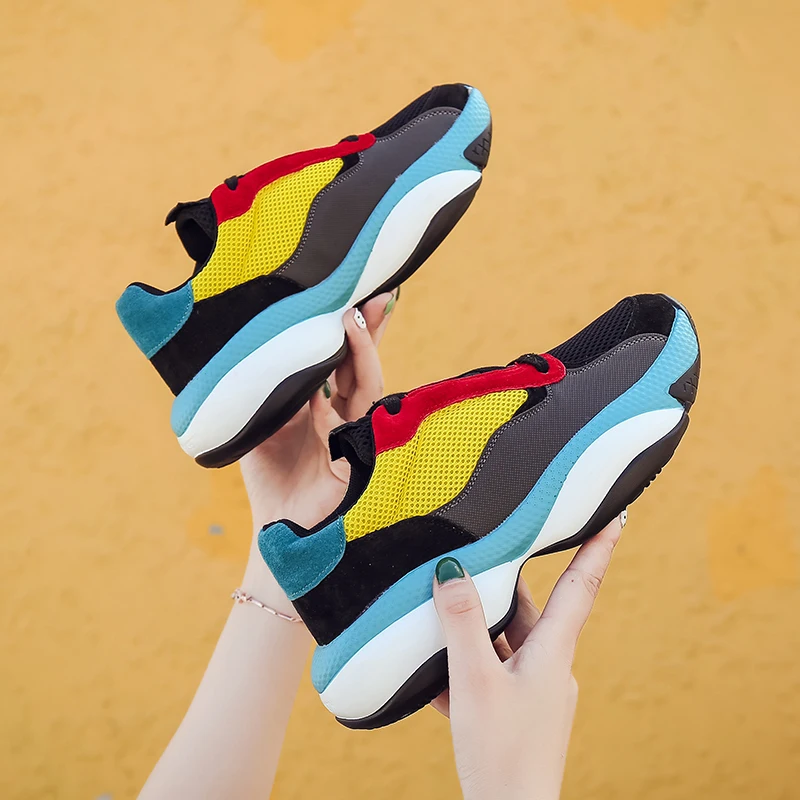 Fujin/женские модные кроссовки Прямая поставка Женская дизайнерская обувь на