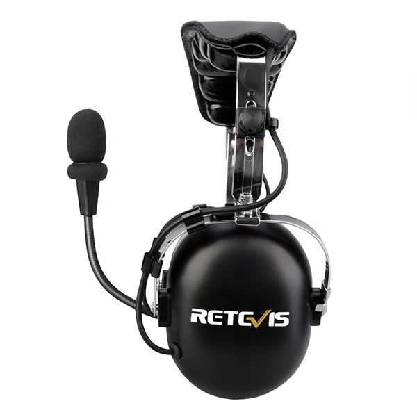 Звукопоглощающие наушники Retevis Black EH070K 2 pin Binaural Sleep Work гарнитура для Kenwood Baofeng Звукоизоляционная 24dB анти-шум