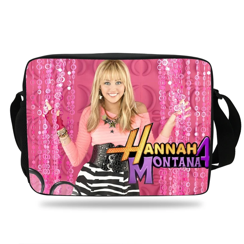 Сумка мессенджер Hannah Монтана Super Star Женская с 3D принтом через плечо школьная