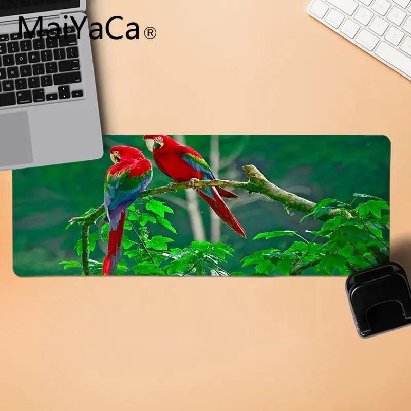 MaiYaCa высокое качество красочные Pajaros прочный резиновый коврик для мыши Коврик
