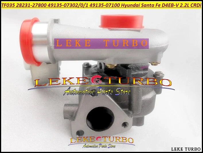 TF035HM Turbo 28231-27750 49135-07400 28231-27760 49135-07410 28231-27850 для Hyundai Santa Fe Grandeur CRDi 2.2L D4EB 155HP |