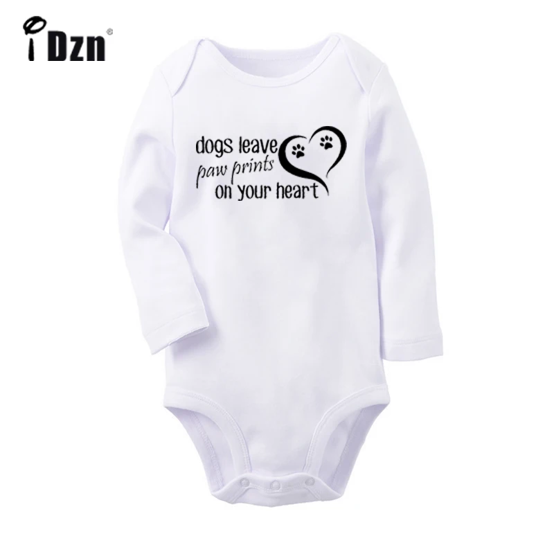 Товары для собак оставить отпечатки лап на ваше сердце дизайн новорожденных Для
