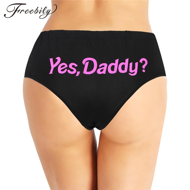 Yes Daddy женские трусики Смешные стринги Нижнее белье Трусики T нижнее дамские