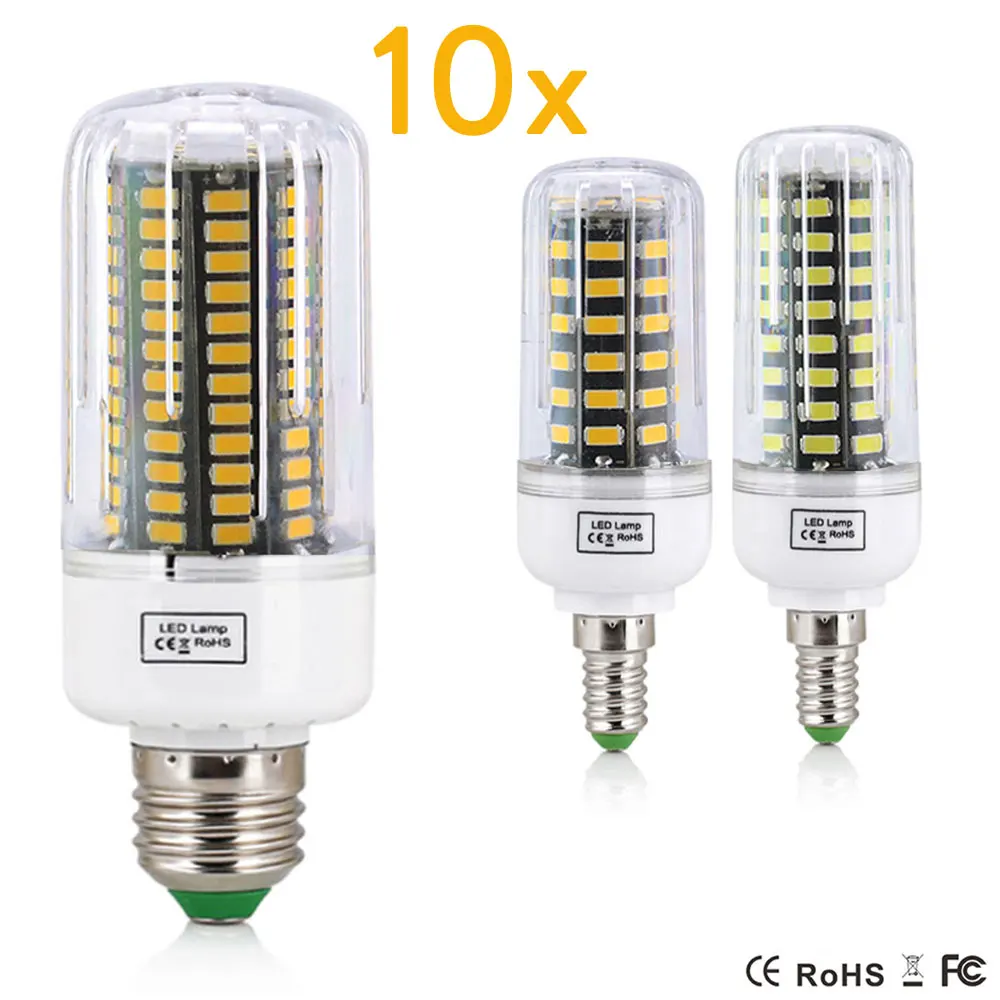 10X светодиодный светильник для кукурузы SMD 56 72 138 s освещение аквариума подсветка