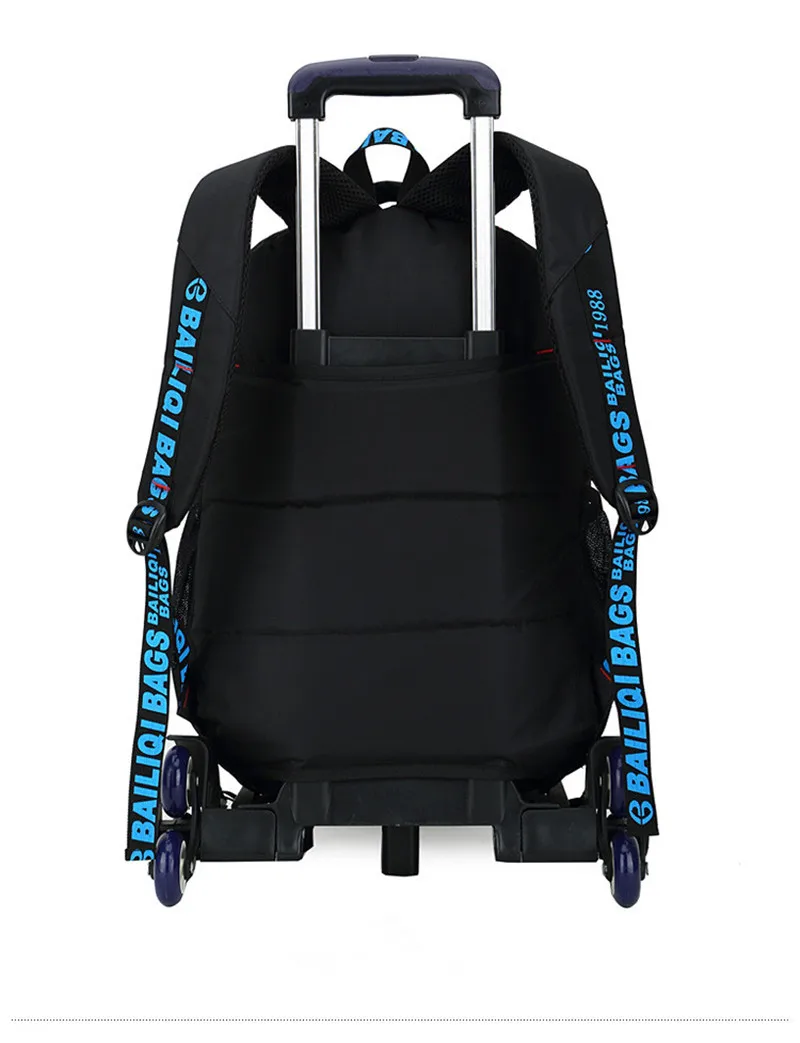 Съемный Детский рюкзак на колесиках с 6 колесами для девочек и мальчиков