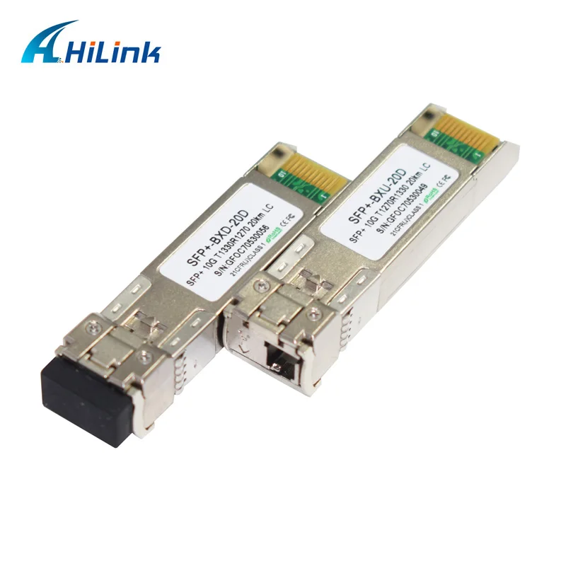 Бесплатная доставка! 2019 2 пары в партии 20 км 10G WDM BIDI SFP 1270 нм/1330 нм DDM LC