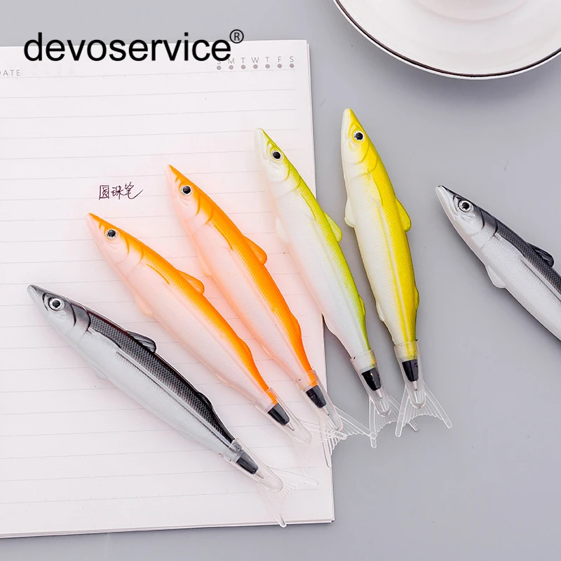 

3Pcs/Lot Creative Stationery Fish Ballpoint Pen fpr Gift Stationery Ocean Signature Ballpoint Pens for Office School Suppliers