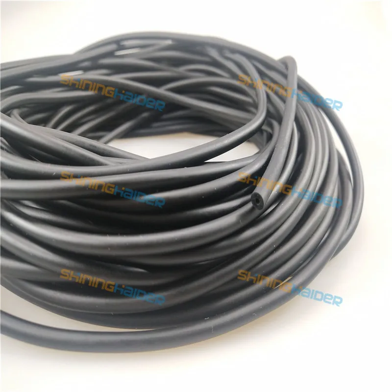 Бесплатная доставка 30m ID5mm OD8mm 5*8mm черный фторкаучуковый шланг ФКМ фторкаучуковая