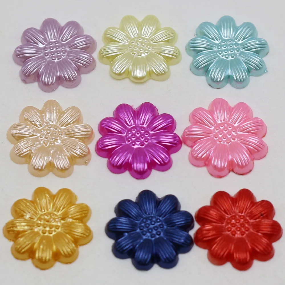 Скрапбук с плоской задней поверхностью 200 цветов|sunflower beads|flat backflatback pearl |