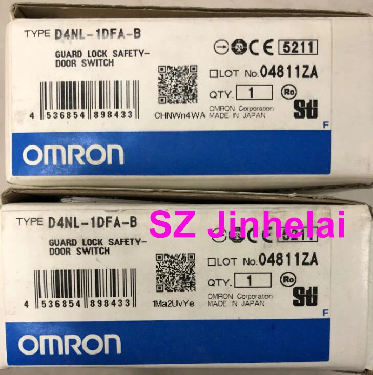 

OMRON D4NL-1DFA-B Authentic original GUARD LOCK SAFETY-DOOR SWITCH