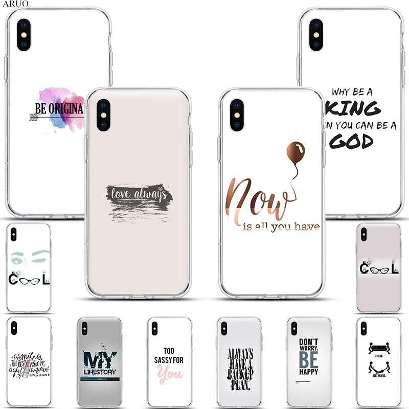 Будь крутым Happy King цитаты художественный Чехол для мобильного телефона iPhone 12 11 Pro X