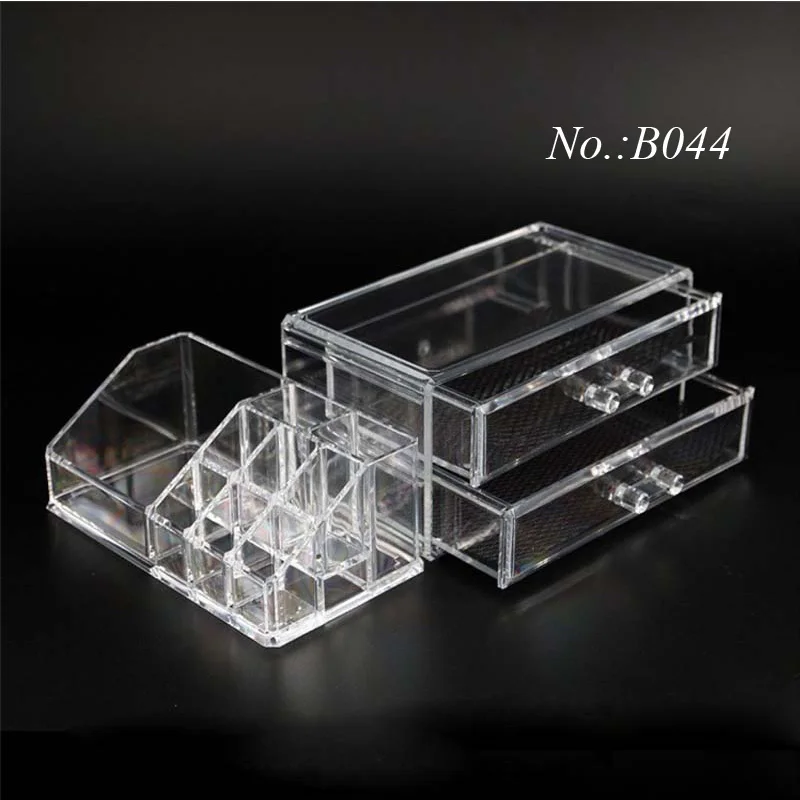 Пылезащитный пластиковый чехол с 2 ящиками для хранения ювелирных изделий сезон