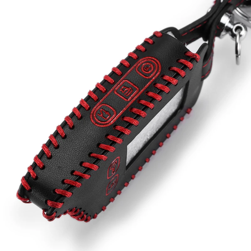 Кожаный чехол для ключей TW9010 TW9030 Tomahawk TW 9010 9030 брелок с сигнализацией TwoWay и ЖК