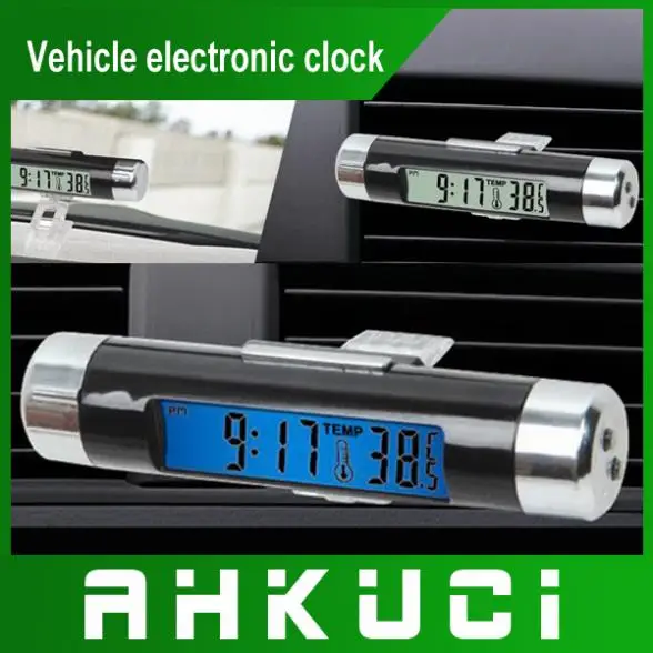 Автомобильный термометр для кондиционера Синий ЖК-термометр автомобиля