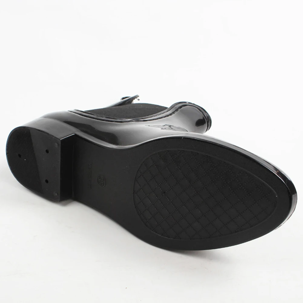 Женские непромокаемые ботинки YJSFG черные повседневные резиновые из ПВХ|Женские