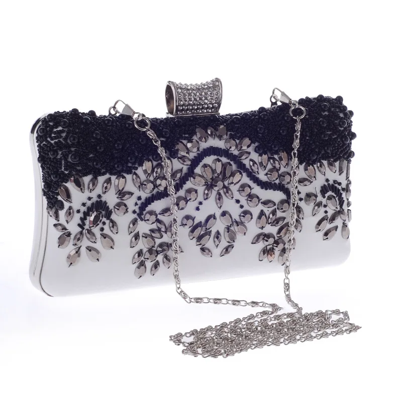 Хит продаж Искусственная кожа женская сумка ручной работы стиль вышивки бисером