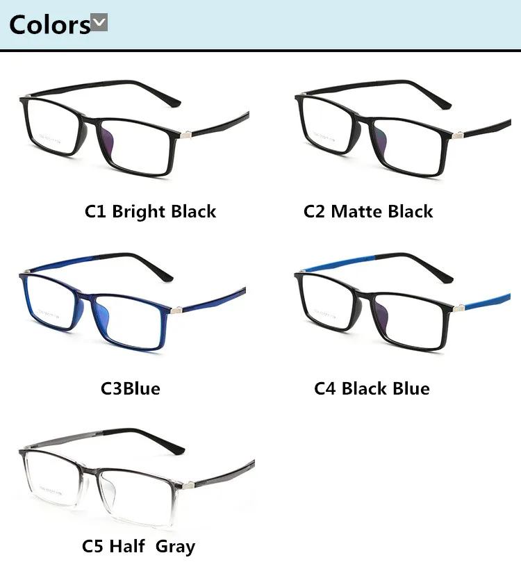 

2019 New Fashion HD Goggles Glasses Square Frame Flat Mirror Universal Retro Temperament Eyeglasses Plain