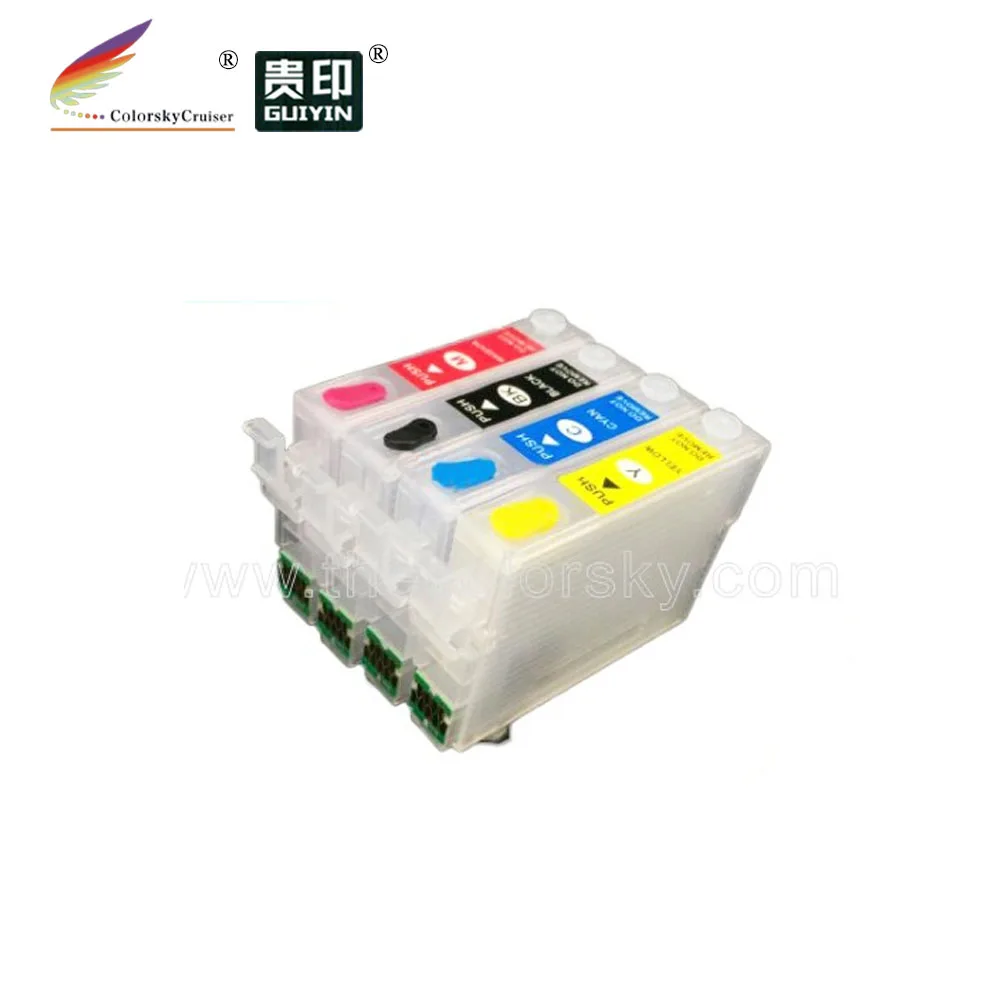 Чернильный картридж для Epson XP 100 200 300 400 WF 2510 2520 2530 2540 T2001 T2002 T2003 T2004 bkcmy с чипом ARC|ink