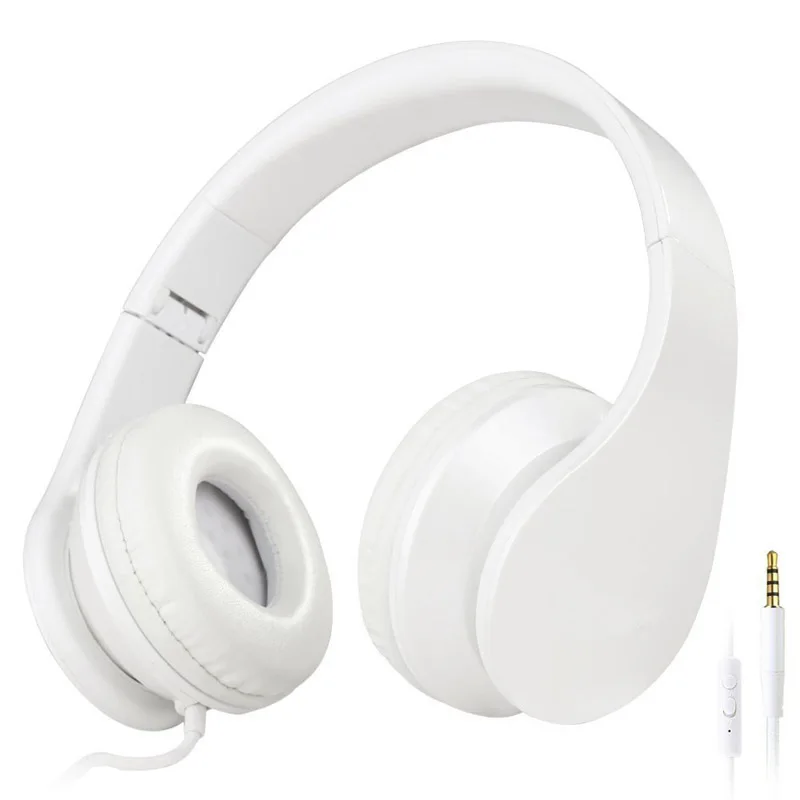 I60 Стерео Наушники Hi Fi над ухом головной шлем Легкий auriculares с mircrophone для мобильного