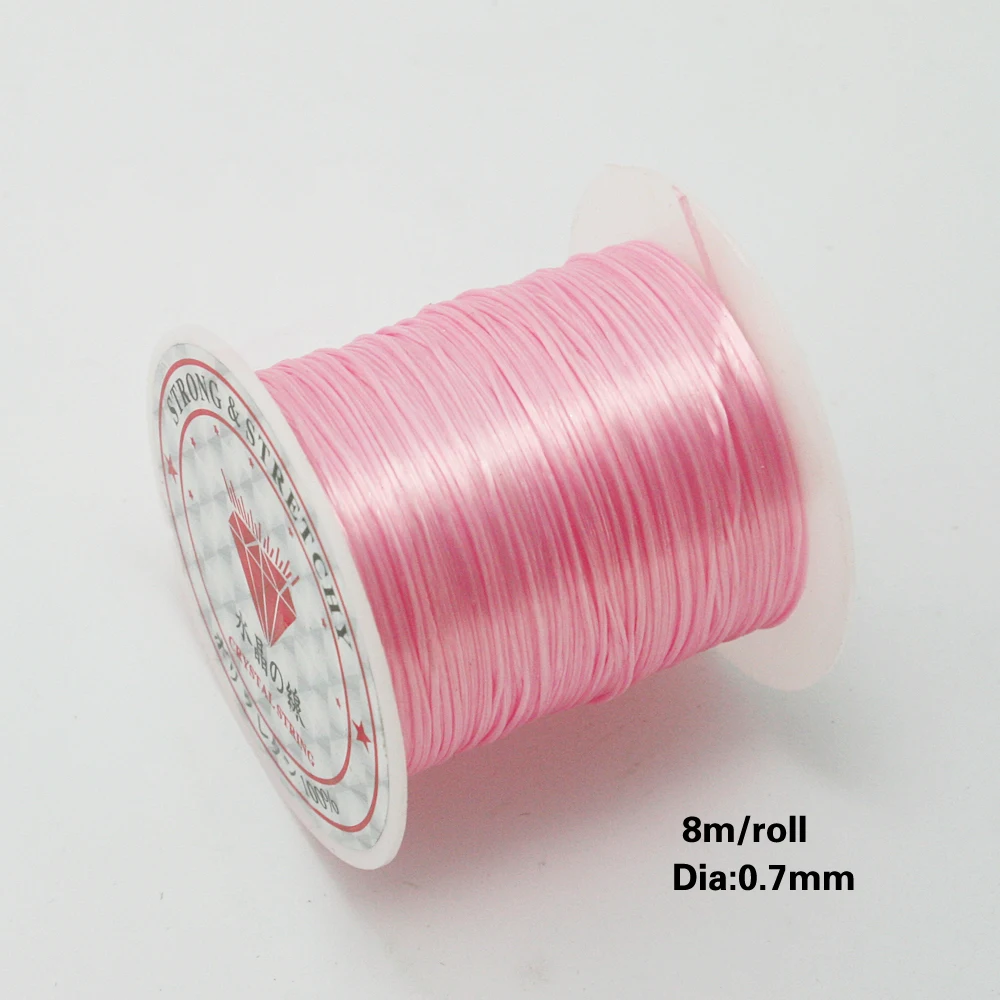 Шнур/нить для бижутерии 1 рулон x 8 м длина 0 7 мм|beading cord|crystal linejewelry making |