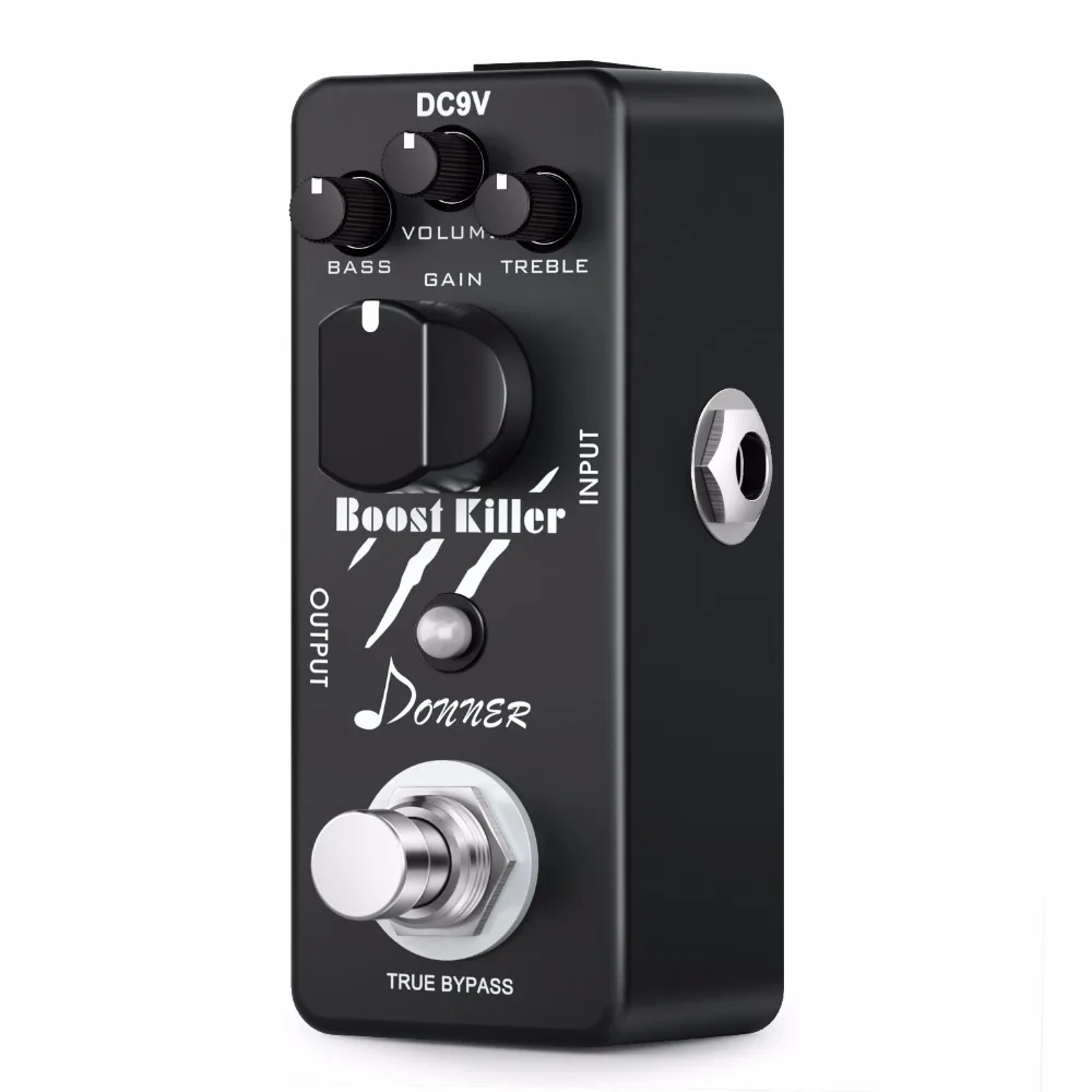 Donner гитарный эффект педали True Bypass Boost Killer богатый звук искажения аксессуары для гитары