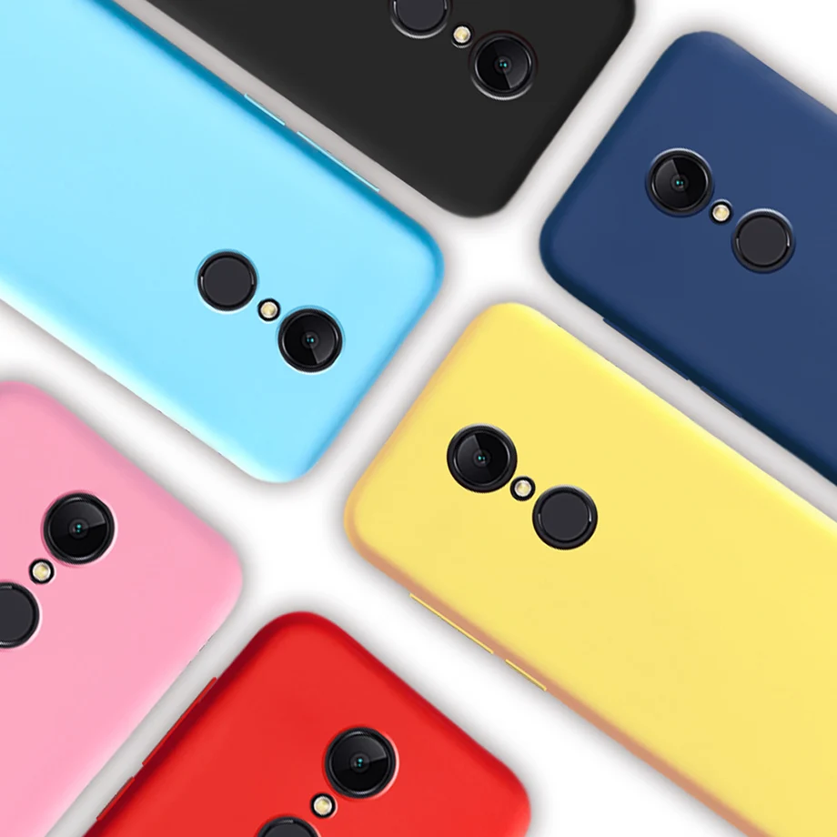 Для Xiaomi Redmi 5 Чехол Мягкий матовый Силиконовый чехол для телефона для Xiaomi Redmi 5 Plus Capas на Funda Xiomi Redmi 5 Plus 5 чехол s