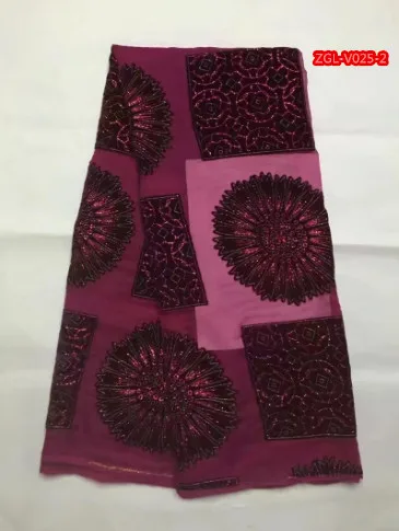 Желтый бархат кружева с камнями ткани Большой Круг Pattern 5 ярдов/шт для африканских