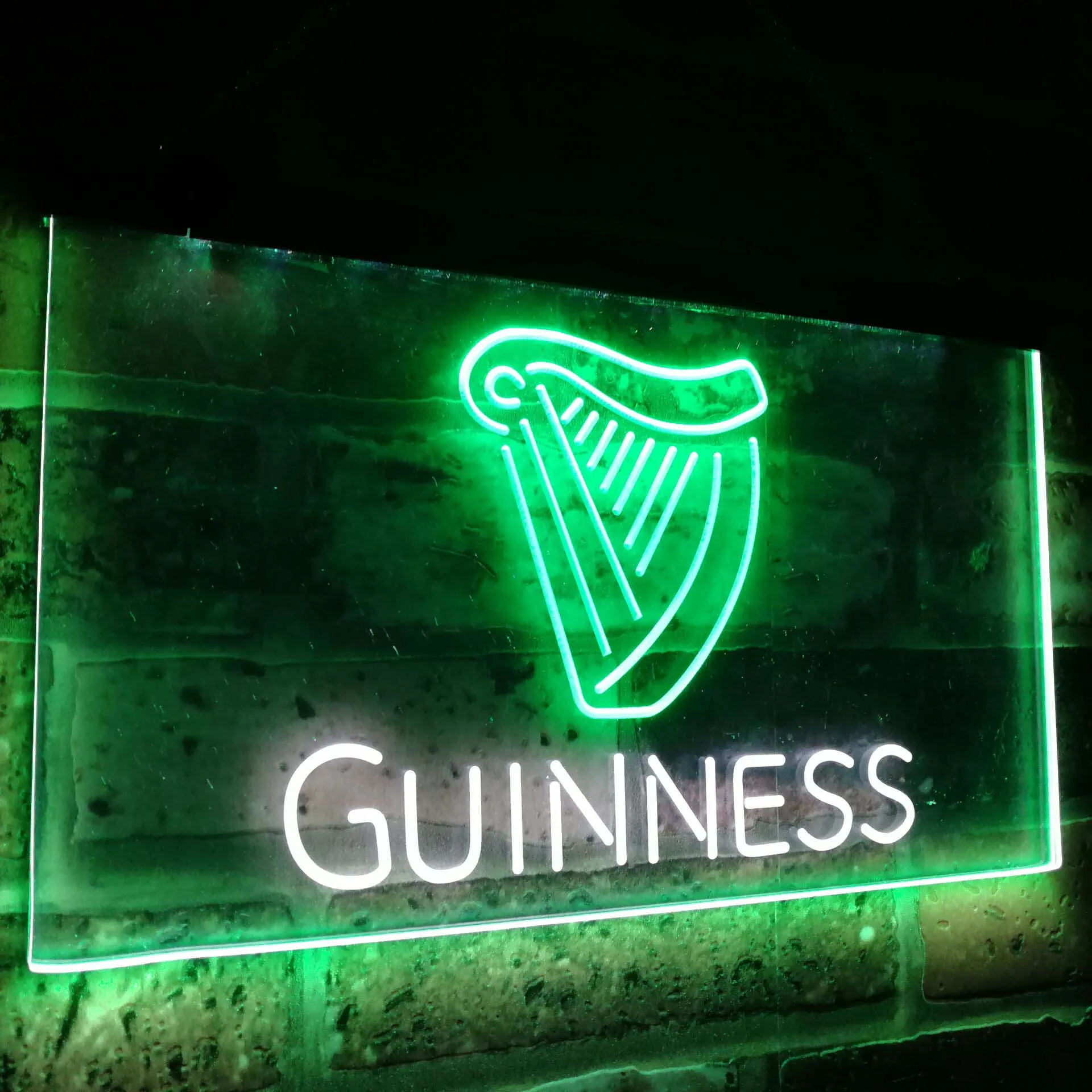 Guinness неоновая вывеска украшение бара подарок двойной цвет светодиодная st6