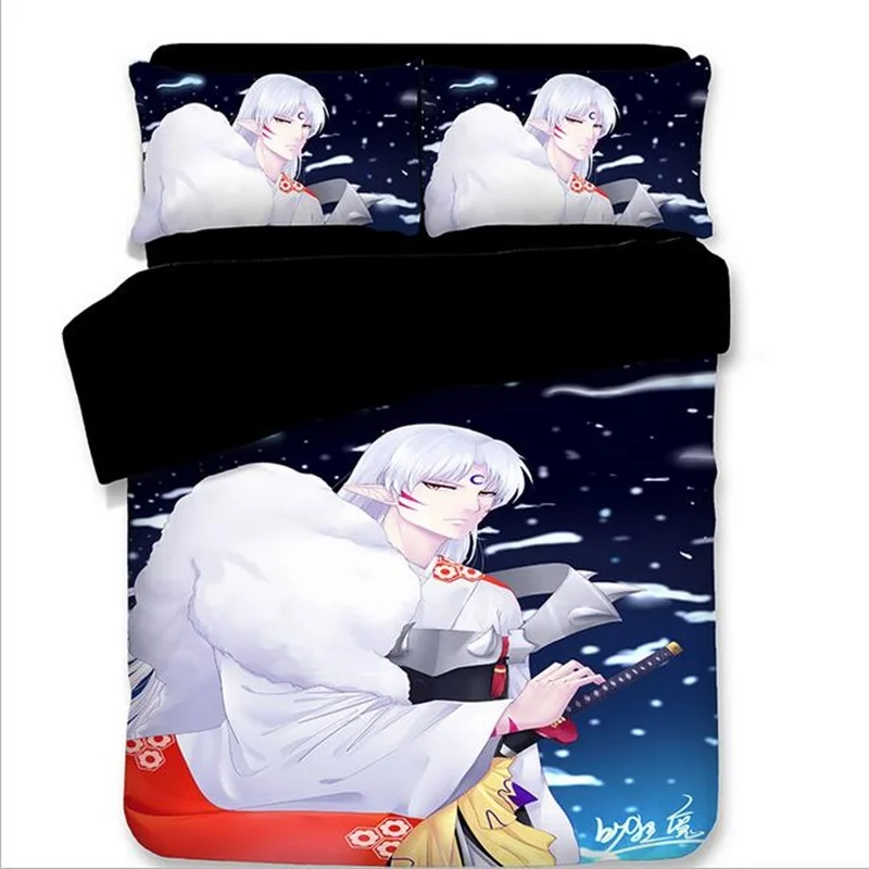 

Japanese Anime Character Inuyasha Cardcaptor Sakura Bedding Set Twin Queen King Size Duvet Cover Sets for Teenage Boys and Girls