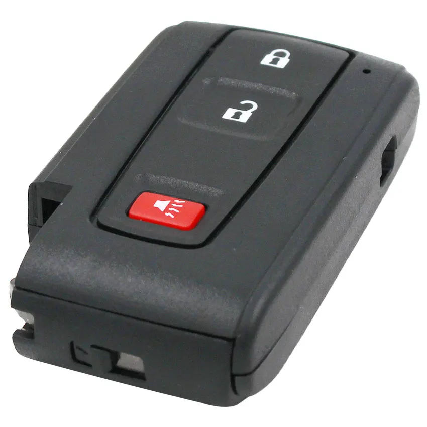 Чехол для смарт ключа с 3 кнопками чехол 2 + 1 (паника) Toyota Prius 2004 2009 Corolla Verso Camry|key